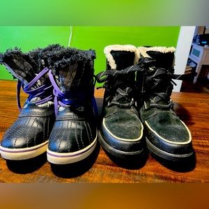 2 PAIR SOREL LADIES BOOTS SIZE 8!